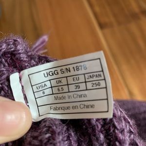 Tall, Purple Sweater Ugg Boots